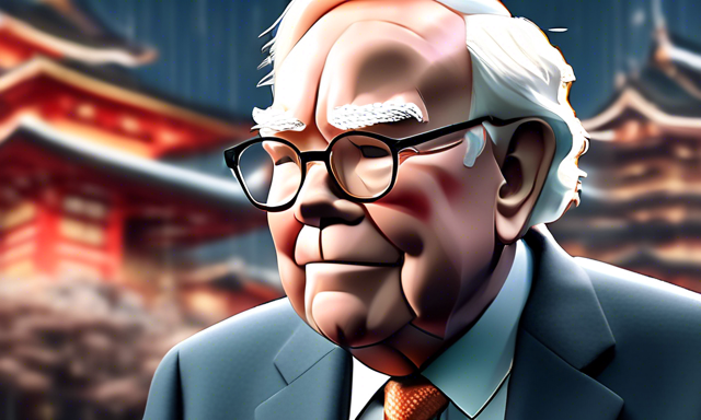 The global market rout saw Warren Buffett's big Japanese investments being affected. ?