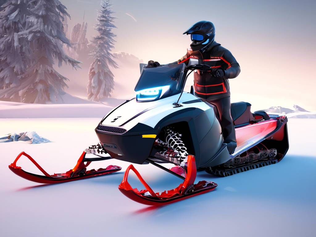 Revolutionizing snowmobiles with Tesla tech! ??