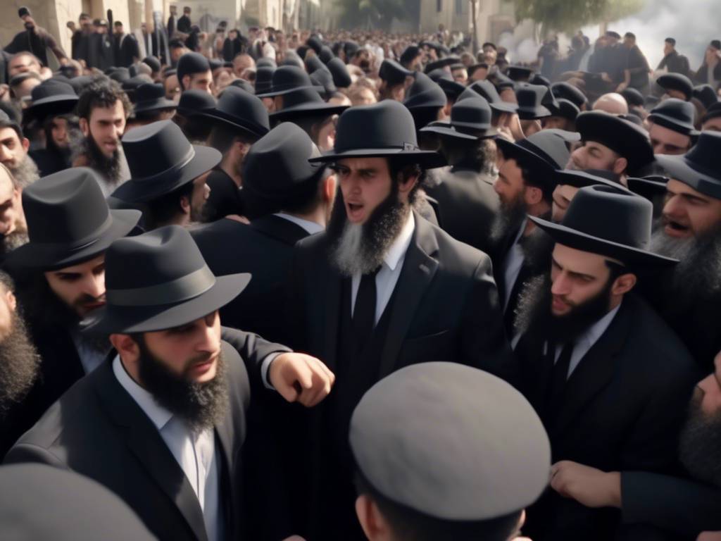 Israel clashes over draft for ultra-orthodox men ??