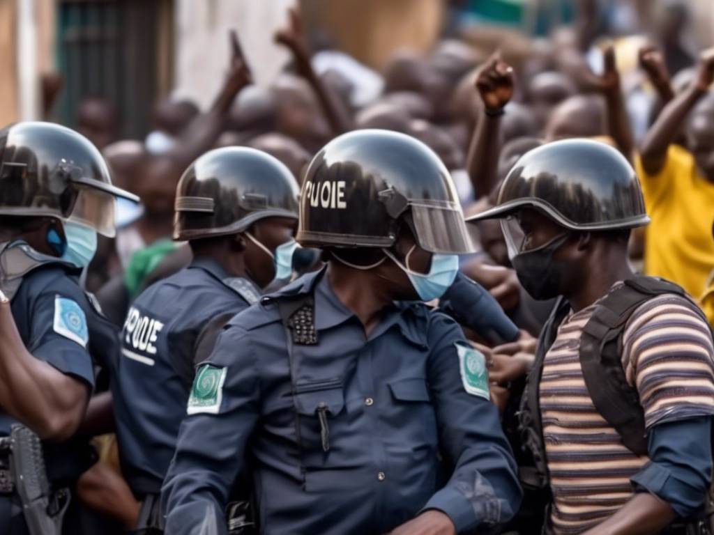 Senegalese election delay sparks clashes with police ??