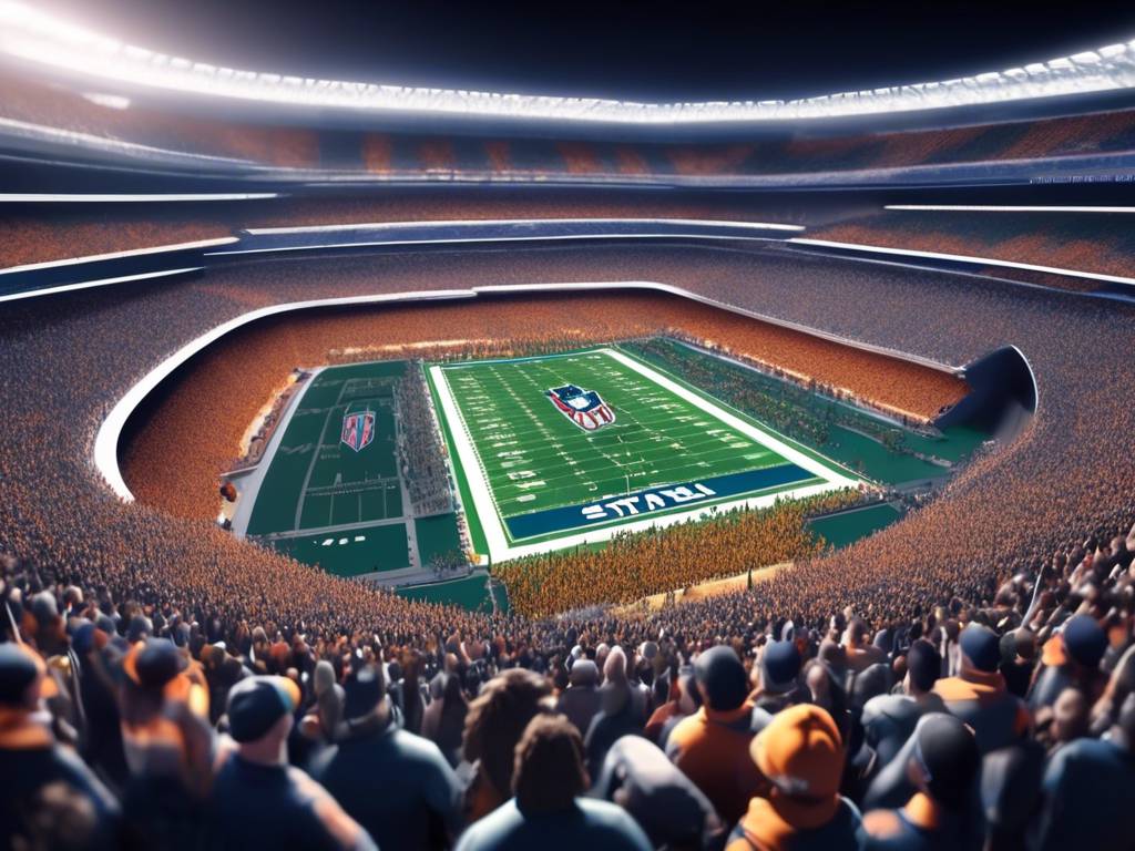 Excited fans gather at Allegiant Stadium for Super Bowl ??