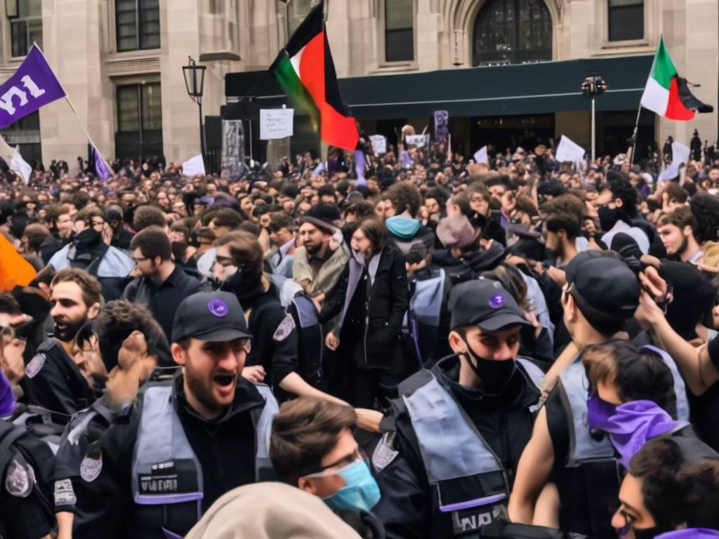 Yale, NYU students arrested for pro-Palestinian protests! ???