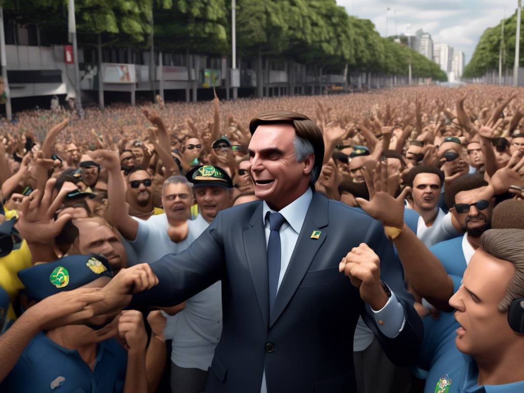 Brazil president Bolsonaro rallies supporters with coup probe ?
