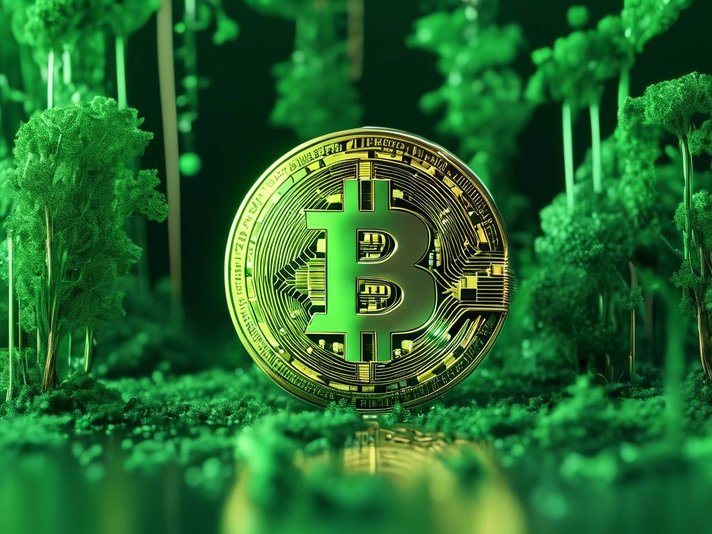 Green Bitcoin on Uniswap DEX April 5 ??