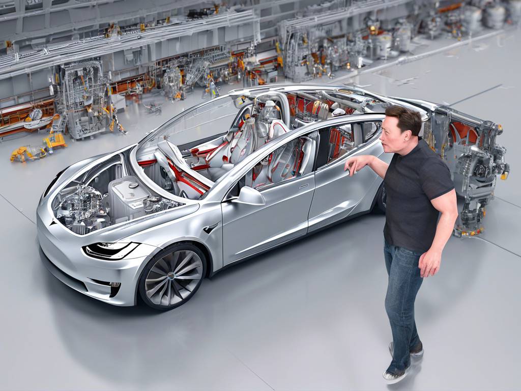 Elon Musk Inspects Tesla Gigafactory in Berlin ??