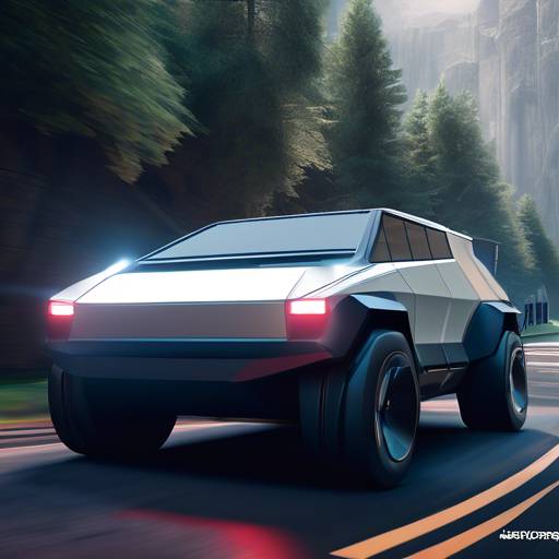 Experience the thrill of driving Tesla's Cybertruck! ??