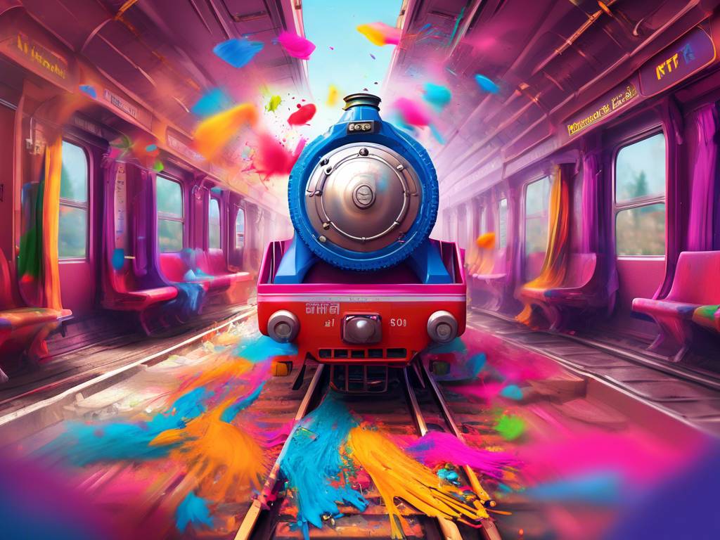 IRCTC Brings Holi Joy with NFT Train Tickets ??
