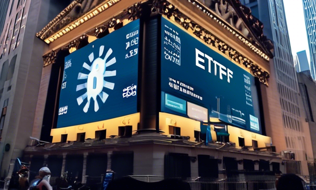 Ethereum ETF banner by Bitwise was hung at the New York Stock Exchange. ?