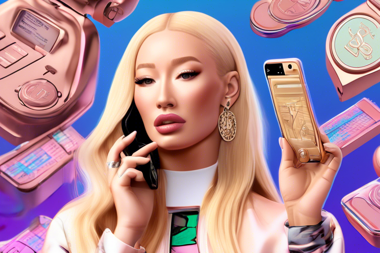 Iggy Azalea announces telecom company launching MOTHER Token Phone purchases! ??