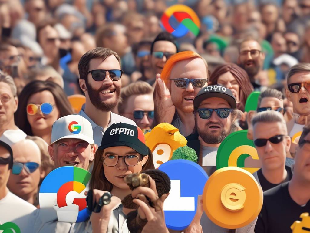 Crypto enthusiasts rally against Google in California ?