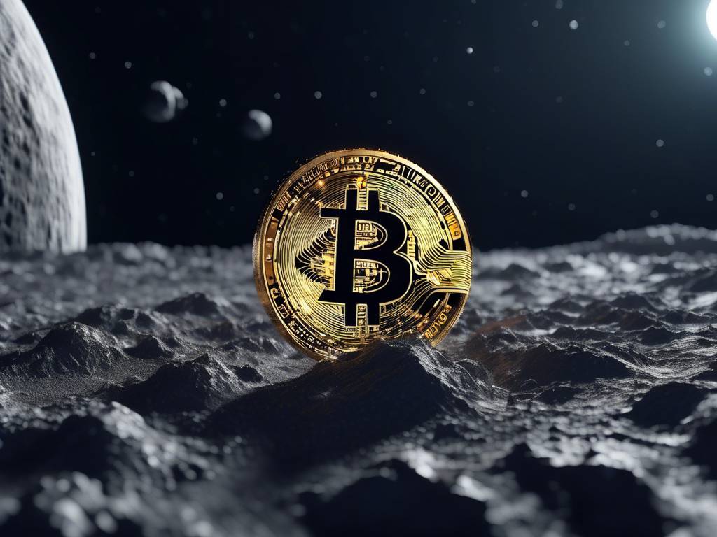 "Bitcoin halfway to moon ? according to key metric!" ?