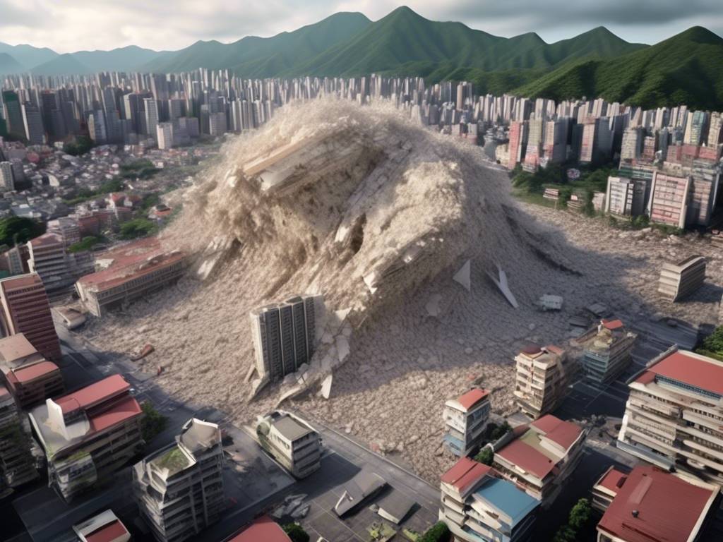 Taiwan devastated by quake: Building collapse ?