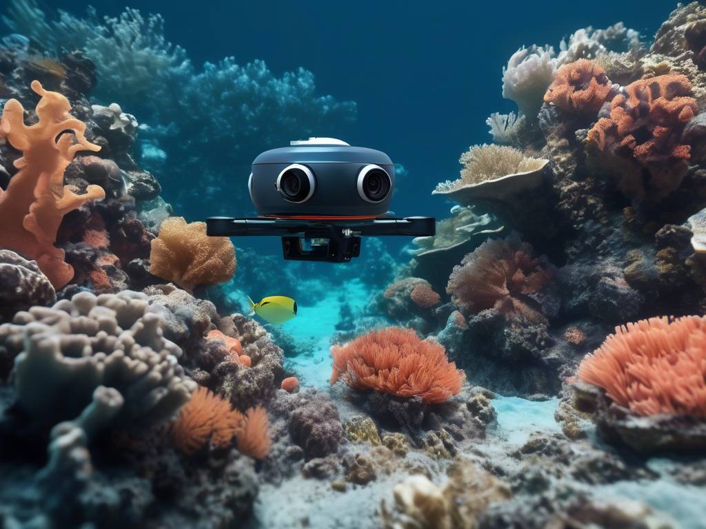 AI-powered underwater drone studies coral reefs ???