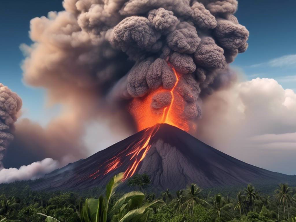 Indonesia's Ruang volcano erupts with stunning force! ??