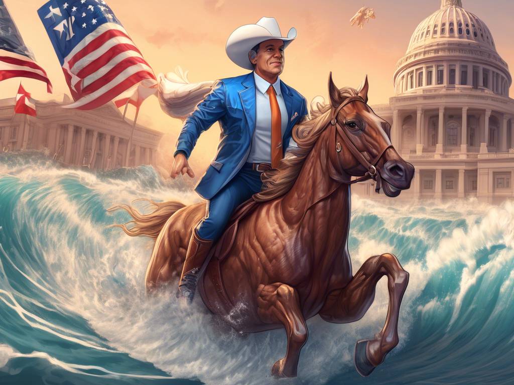 Texas Congressional Runner Rides Crypto Wave ???