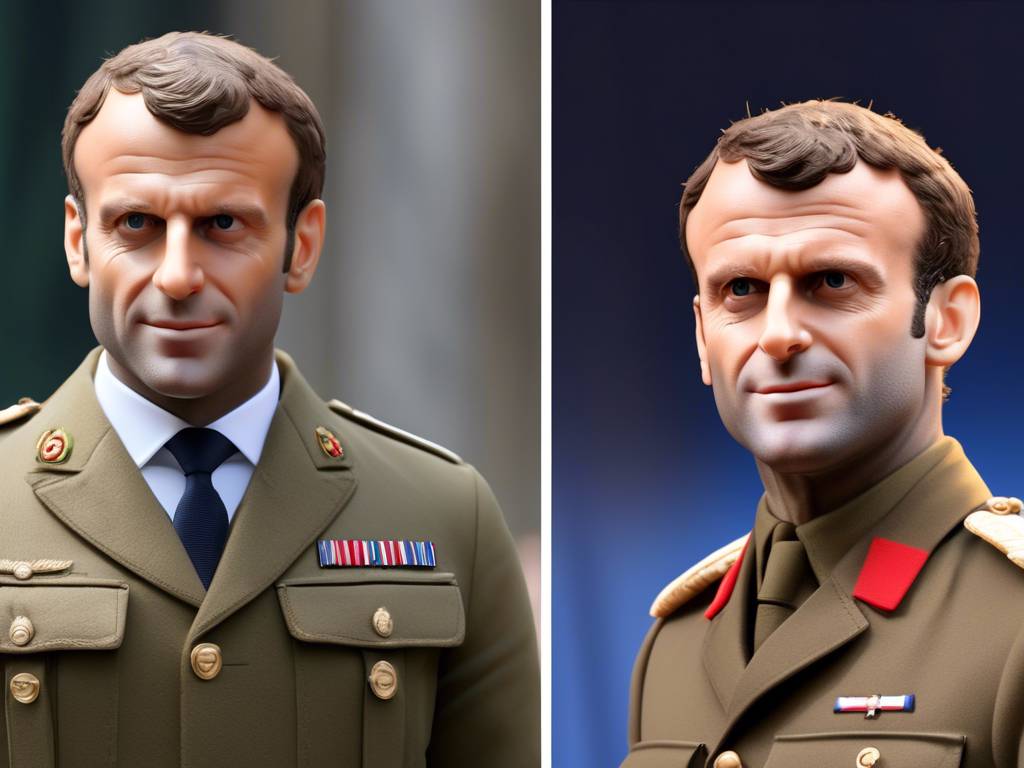 Emmanuel Macron joins World War Two ceremony! ???