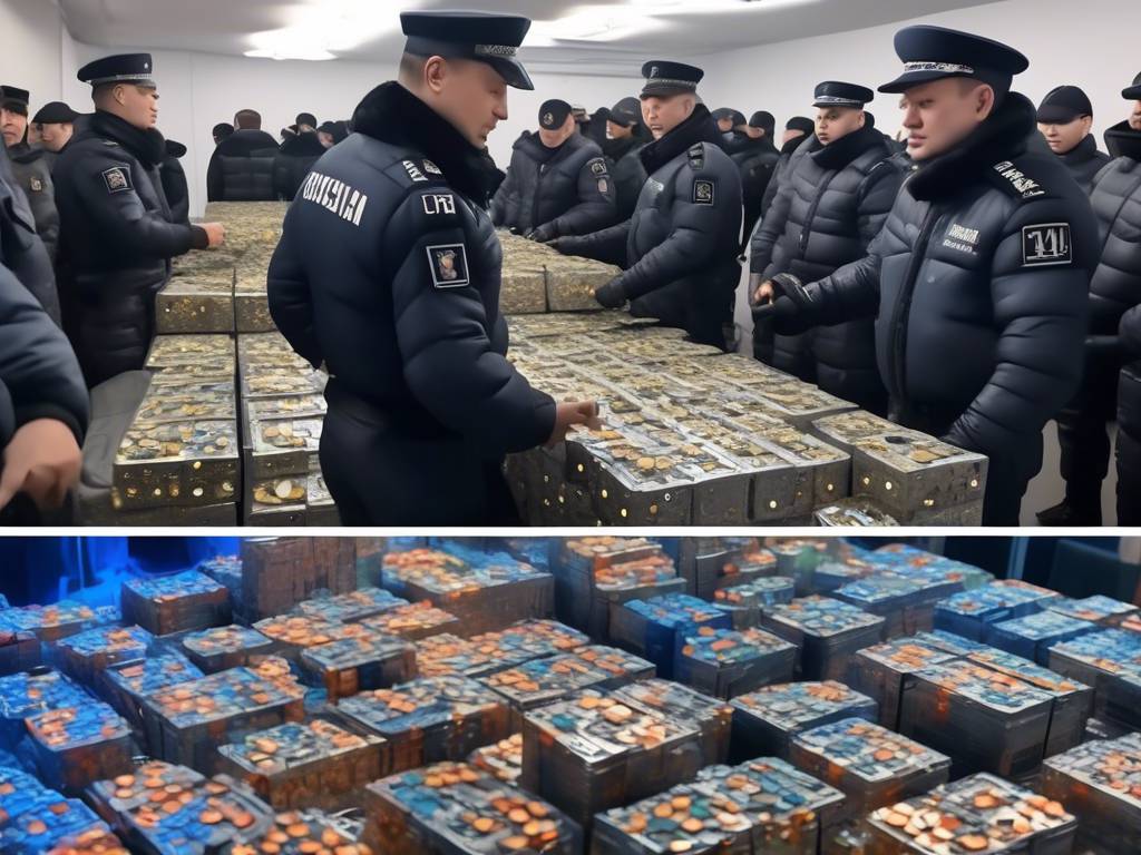 Russian police seize over 3,200 crypto rigs in Siberia raids! ??