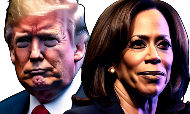Equal odds between Kamala Harris and Donald Trump are seen on Polymarket. ?