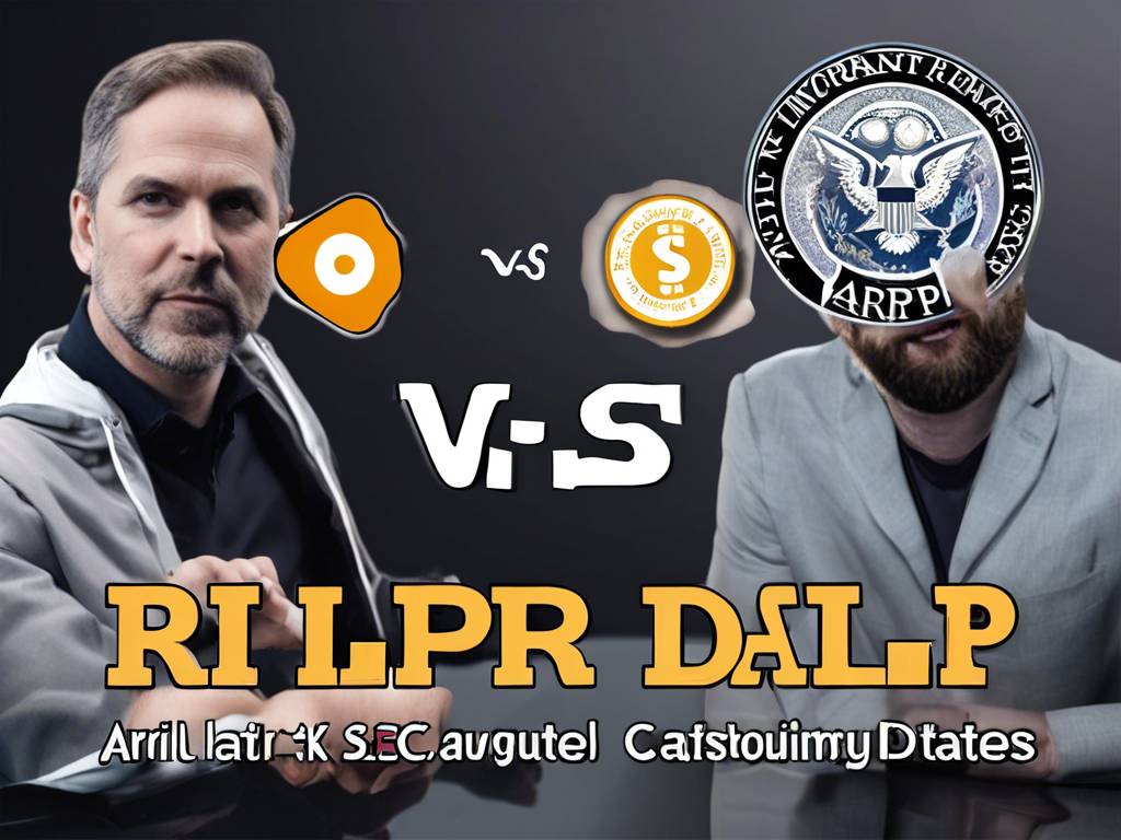 Important Ripple vs. SEC April Dates: XRP Lawsuit Updates! ?