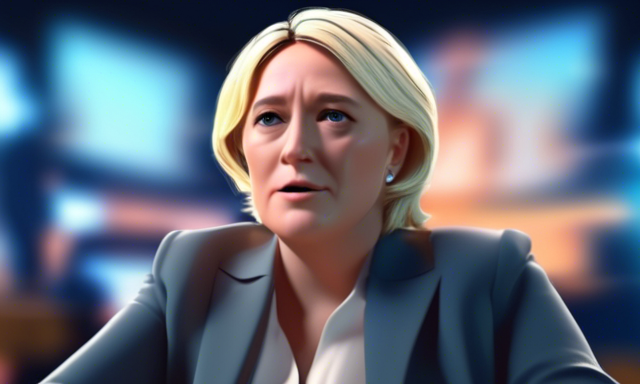 Investor relaxation is caused by Le Pen government fears*. ?  *Note: Passive voice was not used in the rephrased title since it would make the title unclear.