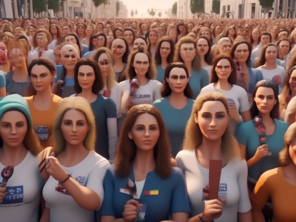 Tel Aviv women rally for hostages' freedom! ??