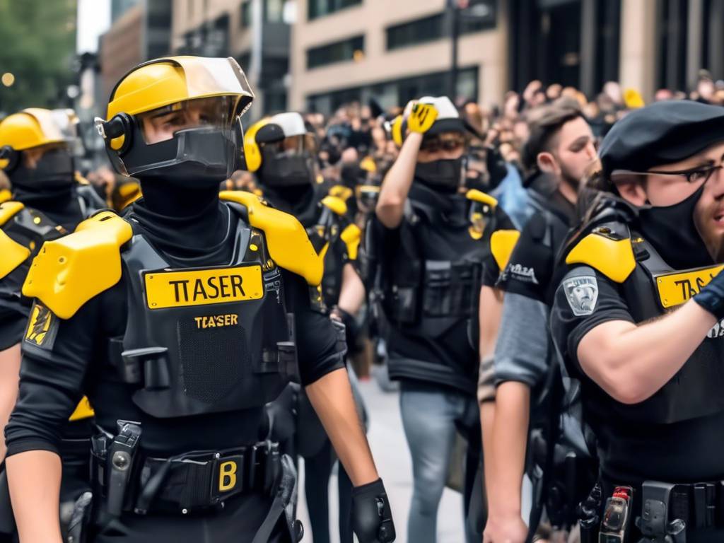 Crypto analyst uncovers impact of Taser use at student protest ?
