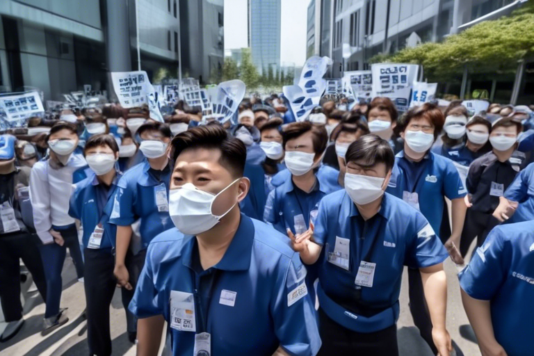 Growing union voice in South Korea results in Samsung Electronics workers striking ?