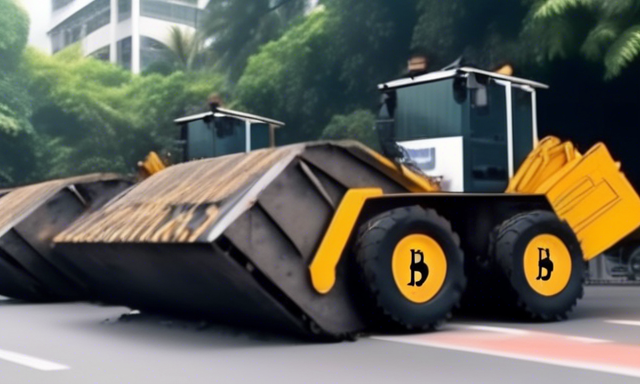 Hundreds of Bitcoin Mining Rigs Crushed by Malaysian Police Using a Steamroller ?