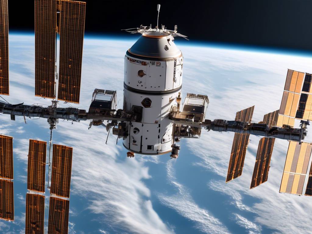 Cygnus spacecraft docks at ISS ???