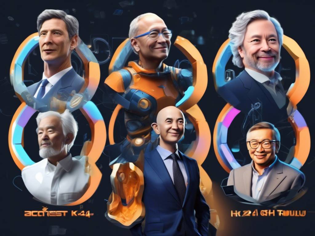 Discover the 5 wealthiest tech moguls in 2024! ??