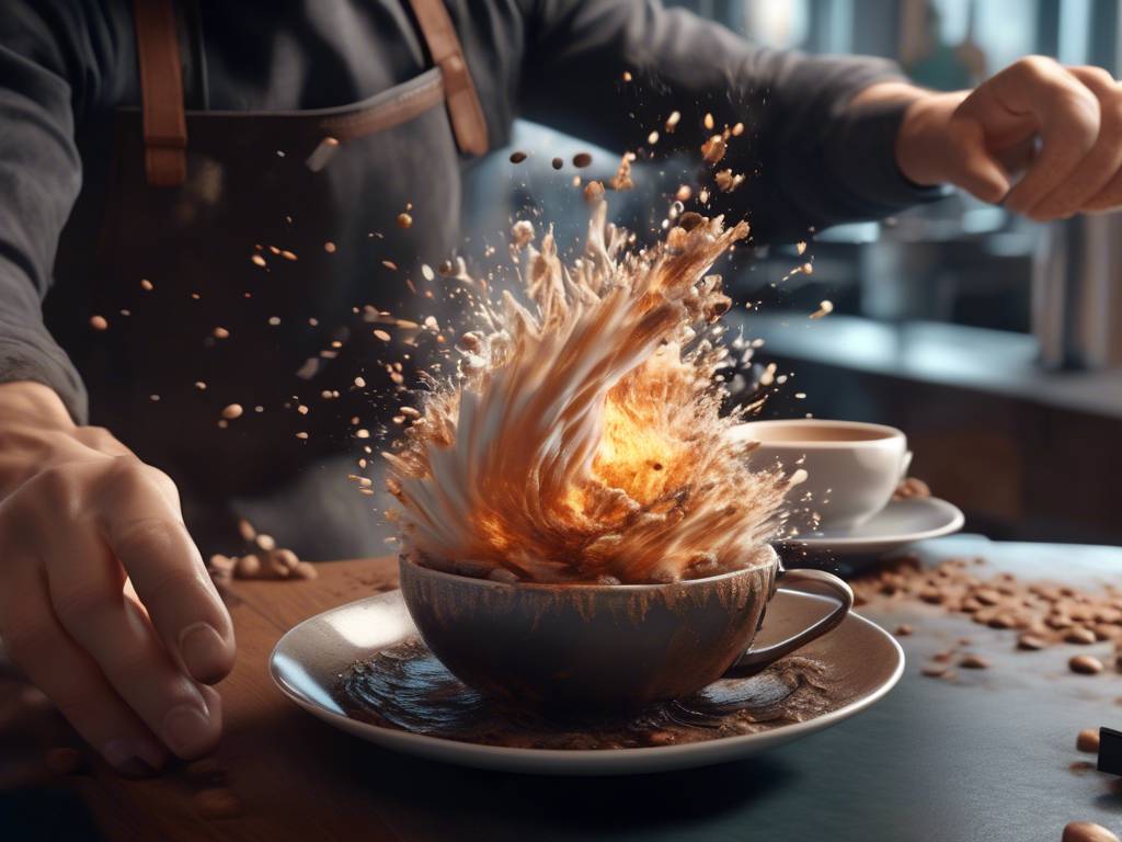 Kyiv Barista Dodges Explosion Wave ???