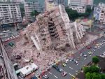 Shocking video captures building collapse in Taiwan! 🏢🇹🇼