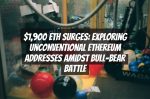 $1,900 ETH Surges: Exploring Unconventional Ethereum Addresses Amidst Bull-Bear Battle