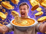 Crypto expert predicts soup-throwing trend in 🖼️ predicted!