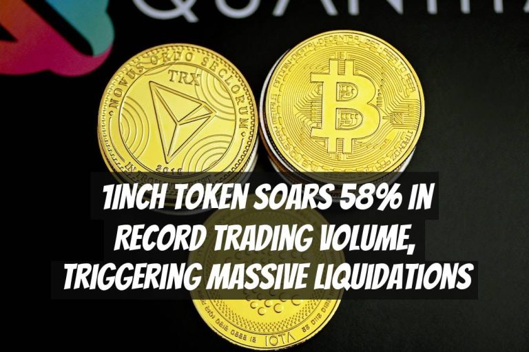 1INCH Token Soars 58% in Record Trading Volume, Triggering Massive Liquidations