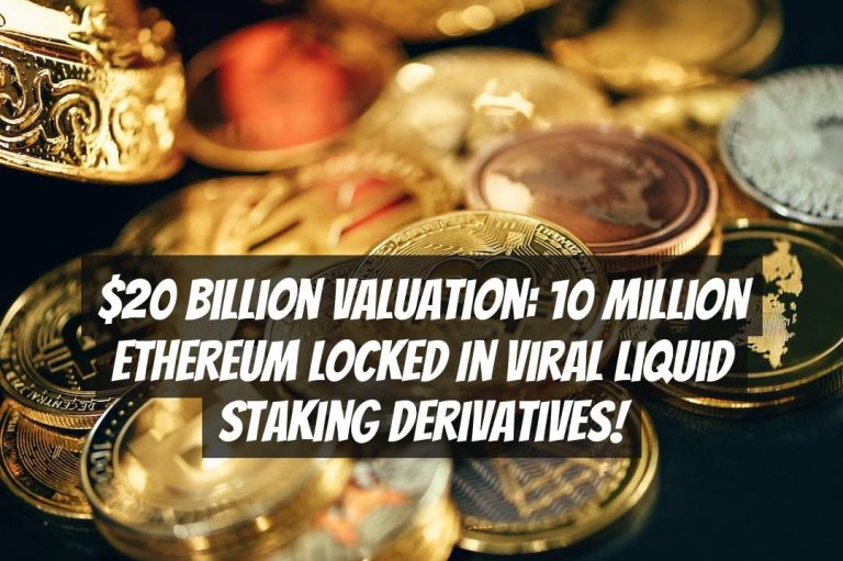 $20 Billion Valuation: 10 Million Ethereum Locked in Viral Liquid Staking Derivatives!