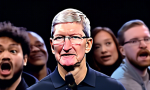 Chaos Stirred at Apple Event by Deepfake Tim Cook with Crypto Fraud 😲🚫