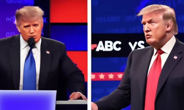 Tariffs are defended by Former President Trump during ABC debate 🎤📊