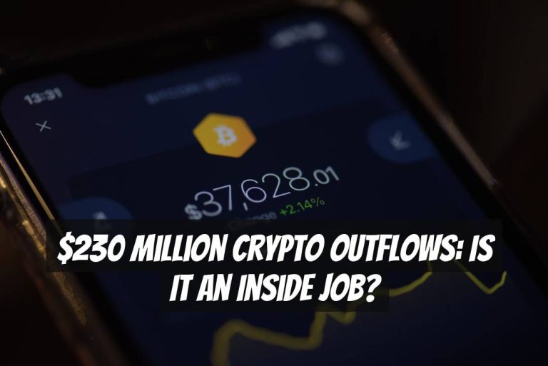 $230 Million Crypto Outflows: Is It an Inside Job?