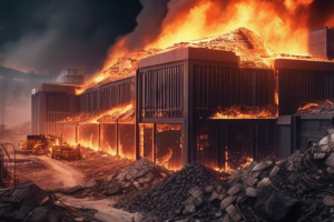 South Korean Crypto Mining Center Hit by Devastating Fire 😱🔥