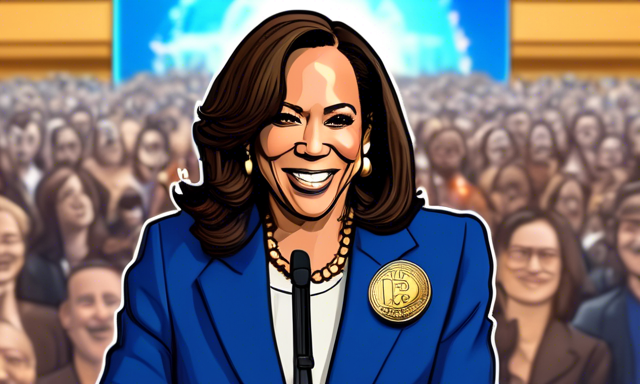 Crypto donations are being accepted by Future Forward PAC via Coinbase Commerce, supporting the Kamala Harris campaign. 😉