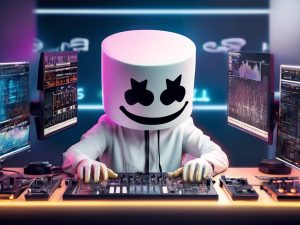 Crypto analyst dissects DJ Marshmello's viral stunt! 🤯🔍