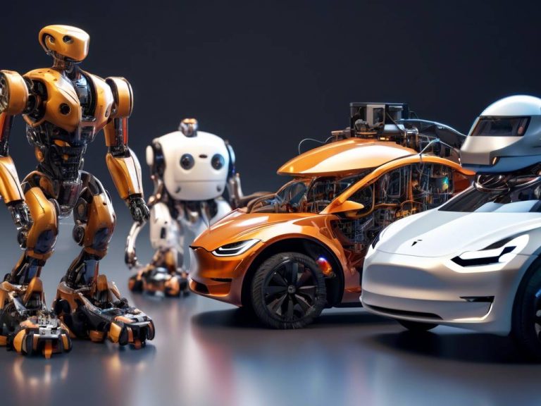 Tech giants Apple, Google, Amazon, and Tesla compete in robotics! 🤖