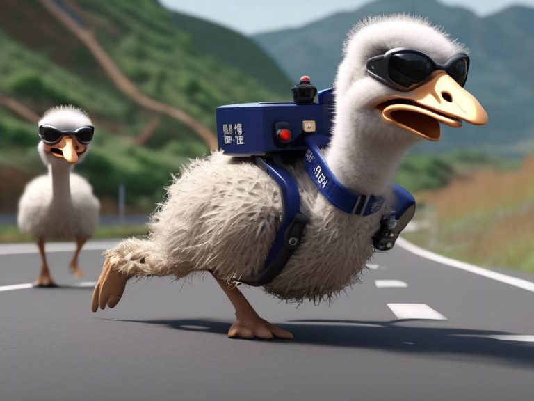 South Korean police chase runaway ostrich 🏃🚔😱