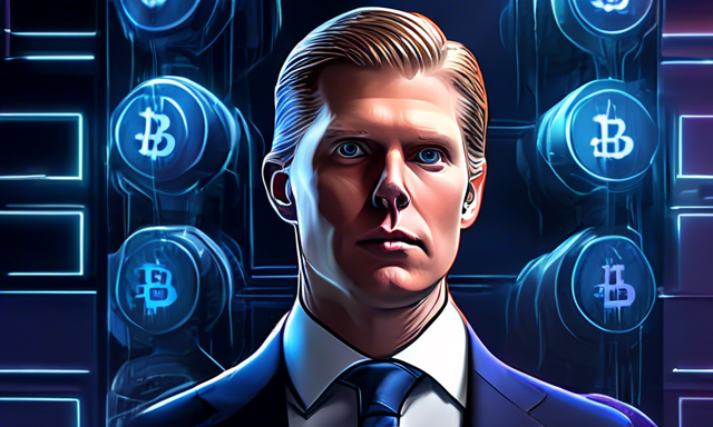 Cryptic crypto project teased by Eric Trump in digital real estate realm. 😉