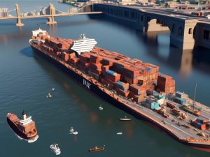 Breaking! Cargo ship collision causes chaos near Baltimore's iconic bridge 😱