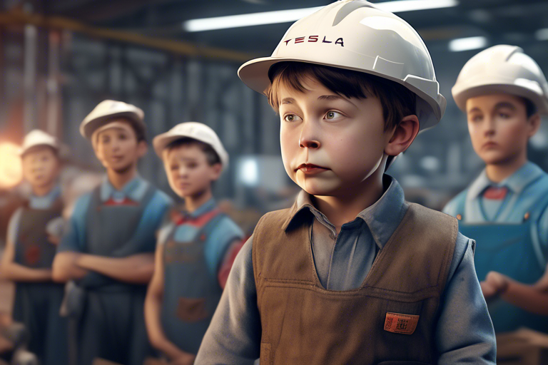 Child Labor Concerns at Tesla Not Being Taken Seriously by Elon Musk 😟