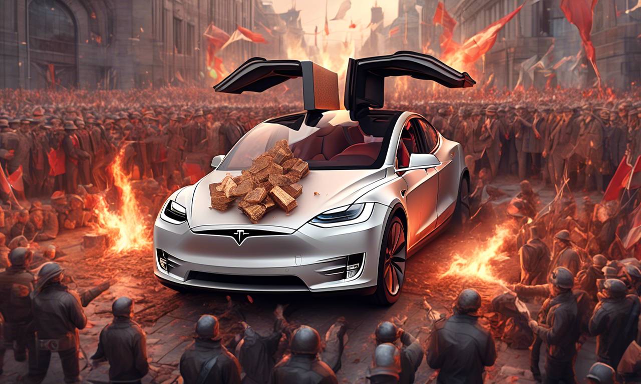 Tesla blockchain powers up amid Germany protests! 🔥