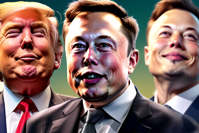 Monthly donations of $45M to Trump's Super PAC reported to be provided by Elon Musk. 🚀