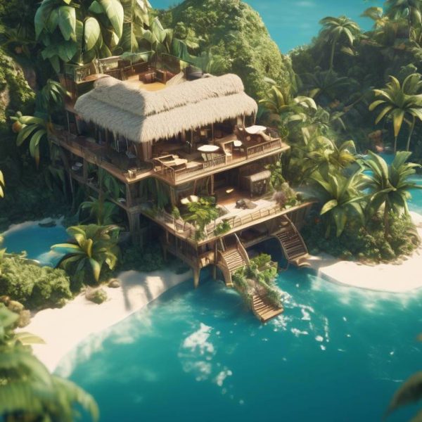 Billionaire’s Tropical Island Hideaway 🏝️✨